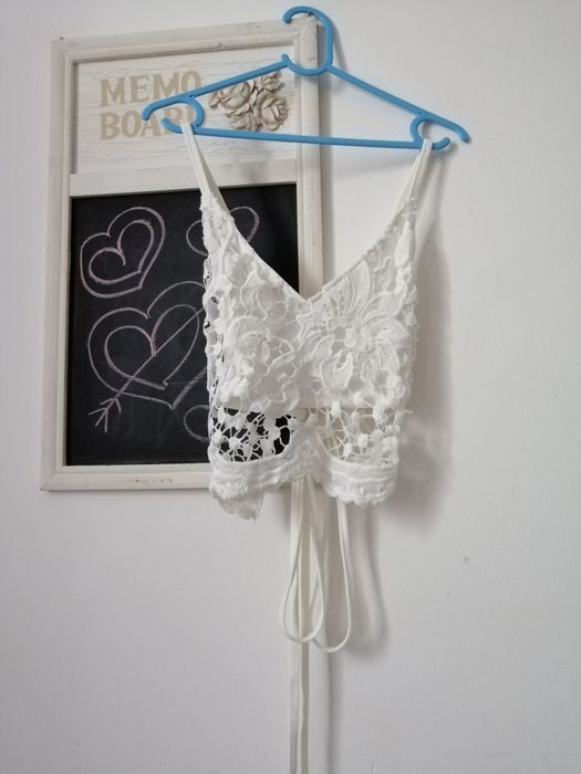 Bustiera sexy deosebita pentru plaja din dantela marime universala