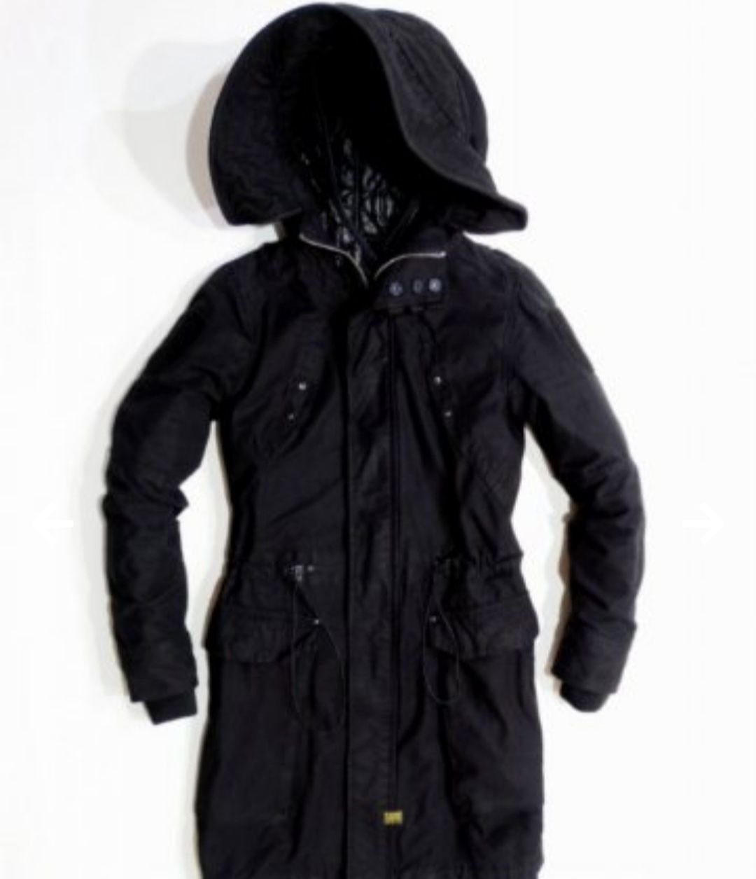 G-Star Raw Polar Duty Hooded Black Parka Дамска Парка Яке от Две Части