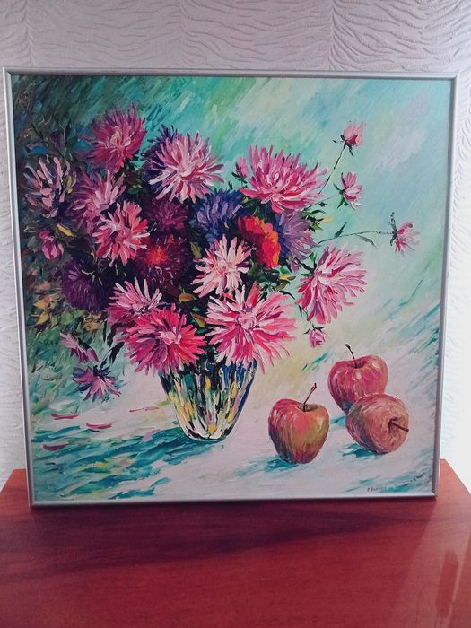 Картина написана маслом на холсте