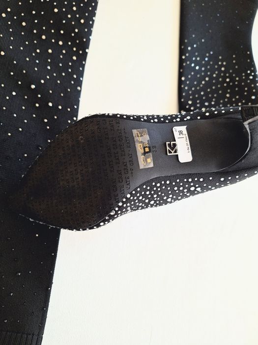 Kate Gray ботуши с кристали над коляното