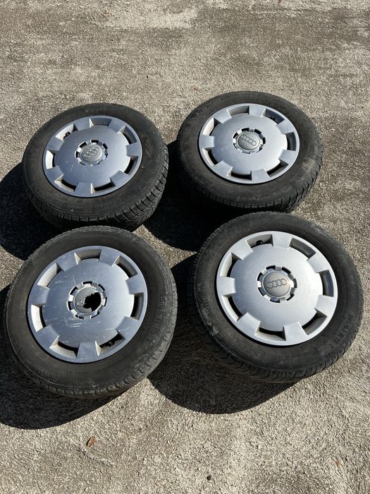 Set jante (cu cauciucuri si capace)- pe 15