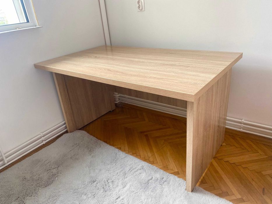 Birou mare solid masa de lucru 81x140cm