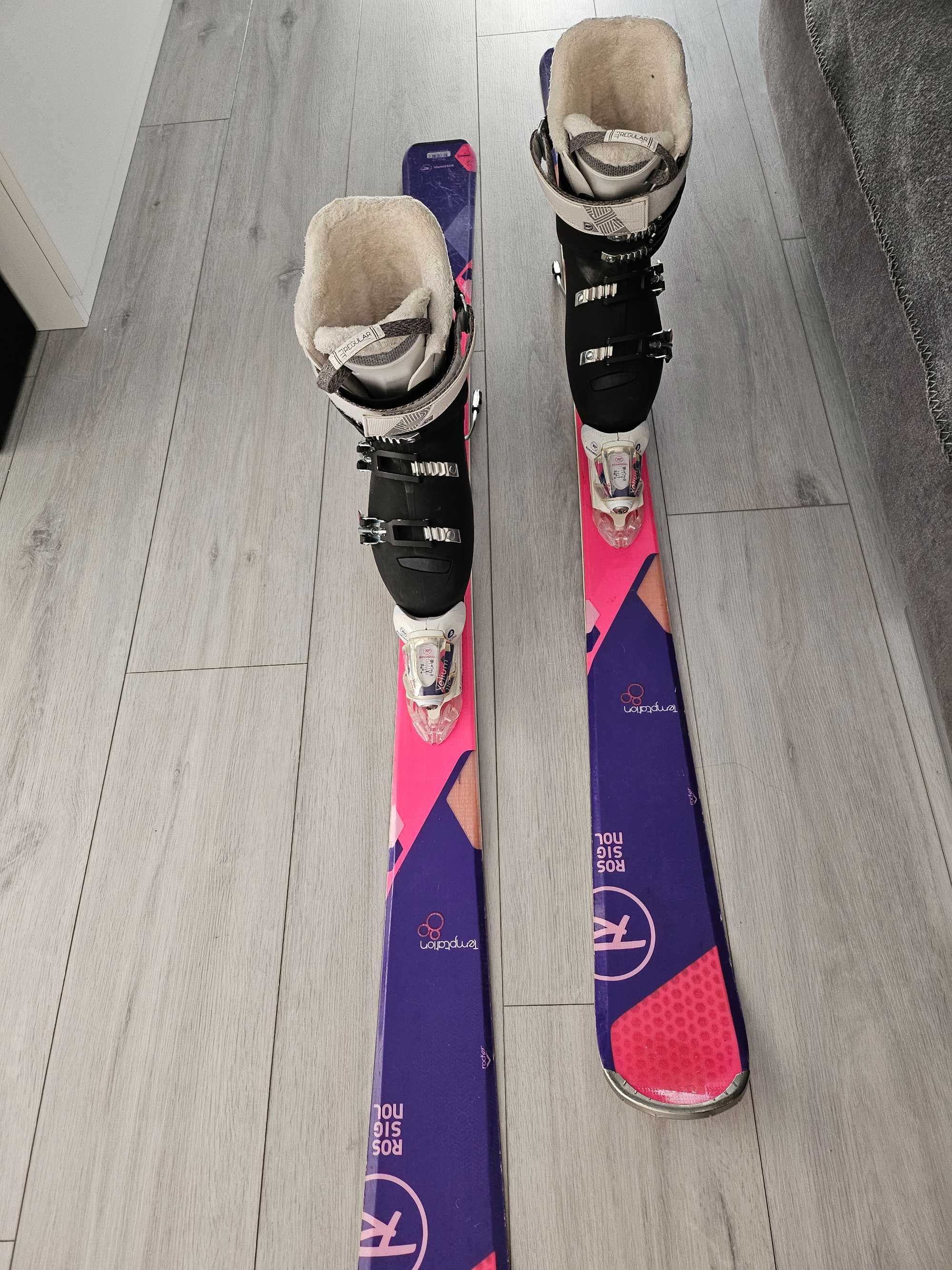 Ски и ски обувки + щеки