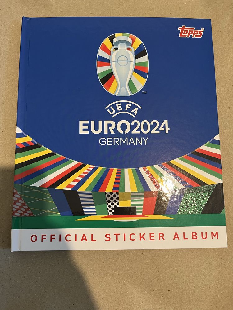 EURO 2024 TOPPS (nu Panini ) Album cartonat Hardcover + Mega Eco Box