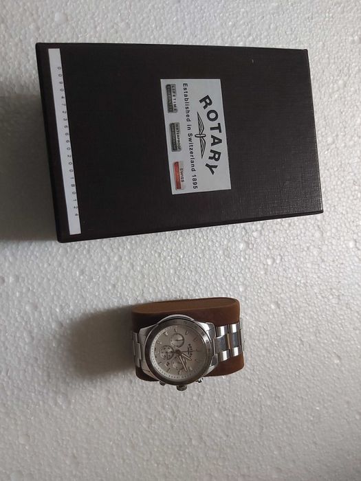 Ceas din inox Rotary Cronograf - fullset -