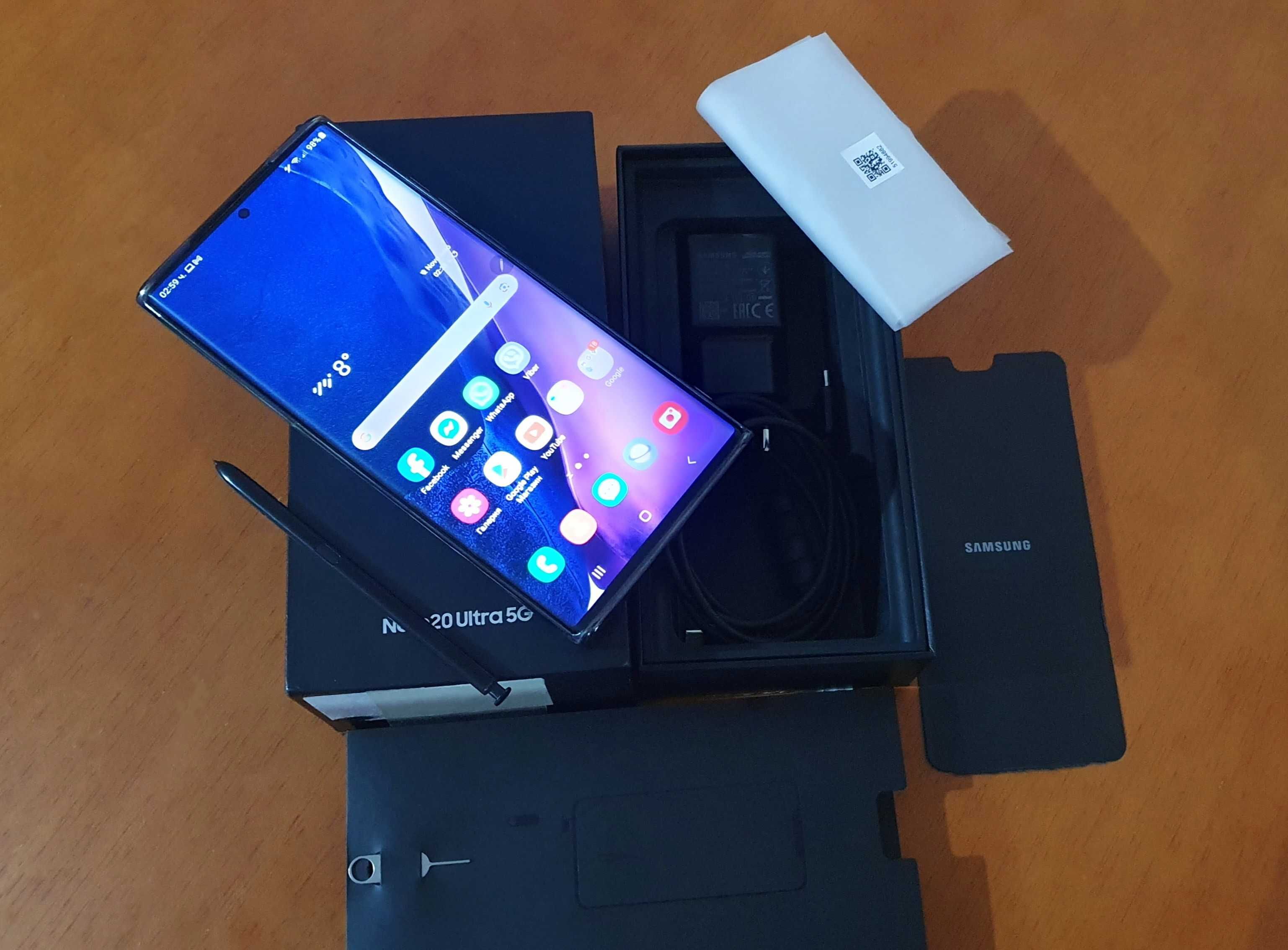 SAMSUNG NOTE 20 ULTRA 5G - 256GB /12GB Ram / 6.9" Display - "Като Нов"