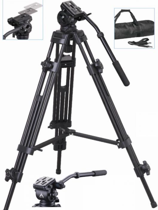 E-Image Weifeng EI-717X Kit Trepied Video 6Kg / 192 Cm