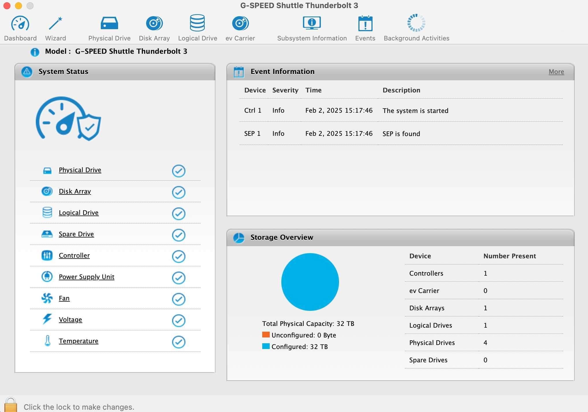 G-SPEED Shuttle 32TB with Thunderbolt 3