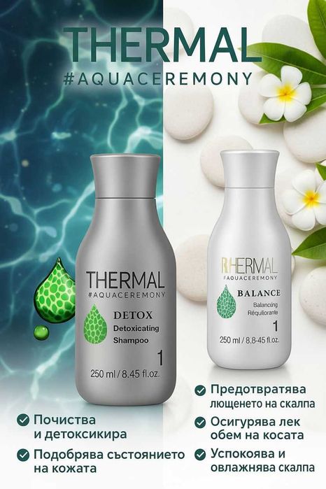 Шампоан Balance или Detox за балансиран скалп | край на мазните корени