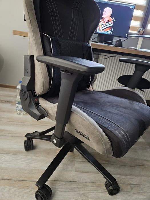 Scaun gaming material textil Diablo X-horn 2, normal size, camel black