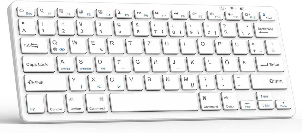 Ултратънка безжична Bluetooth клавиатура универсална - Android Win iOS