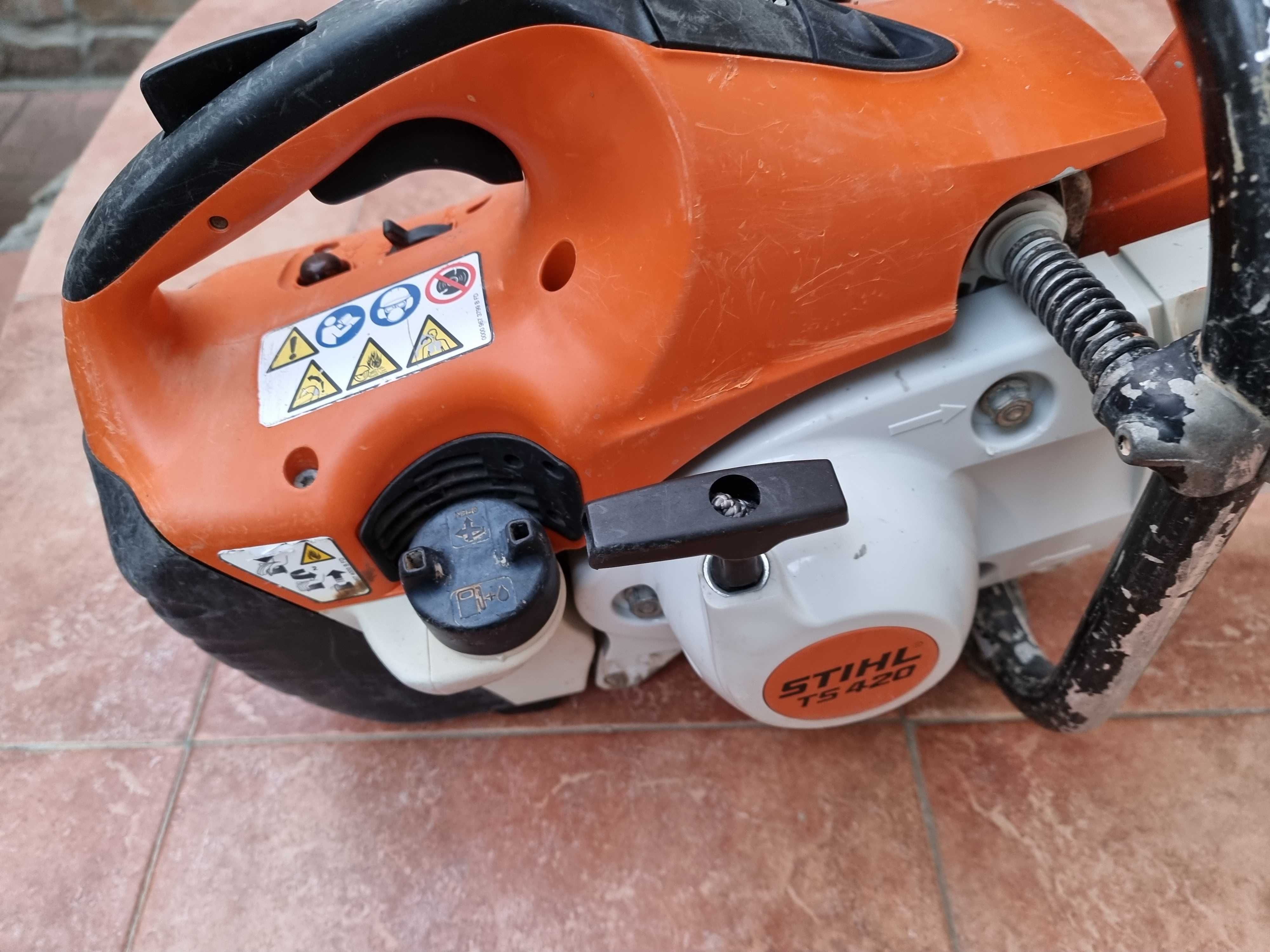 Stihl TS 410 - ръчен бензинов фугорез