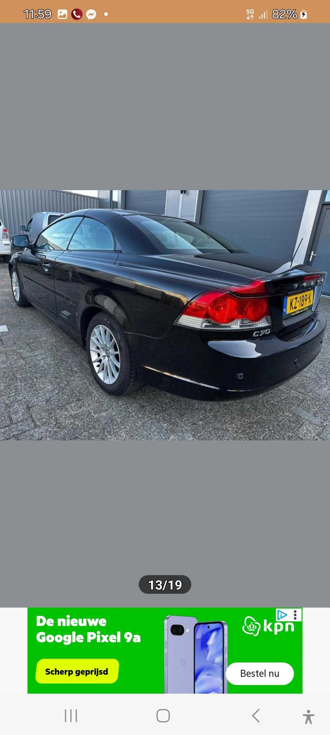 Vind Volvo C70,Cabrio ,6 viteze motorina,din 2009, euro 4,100kw,negru,