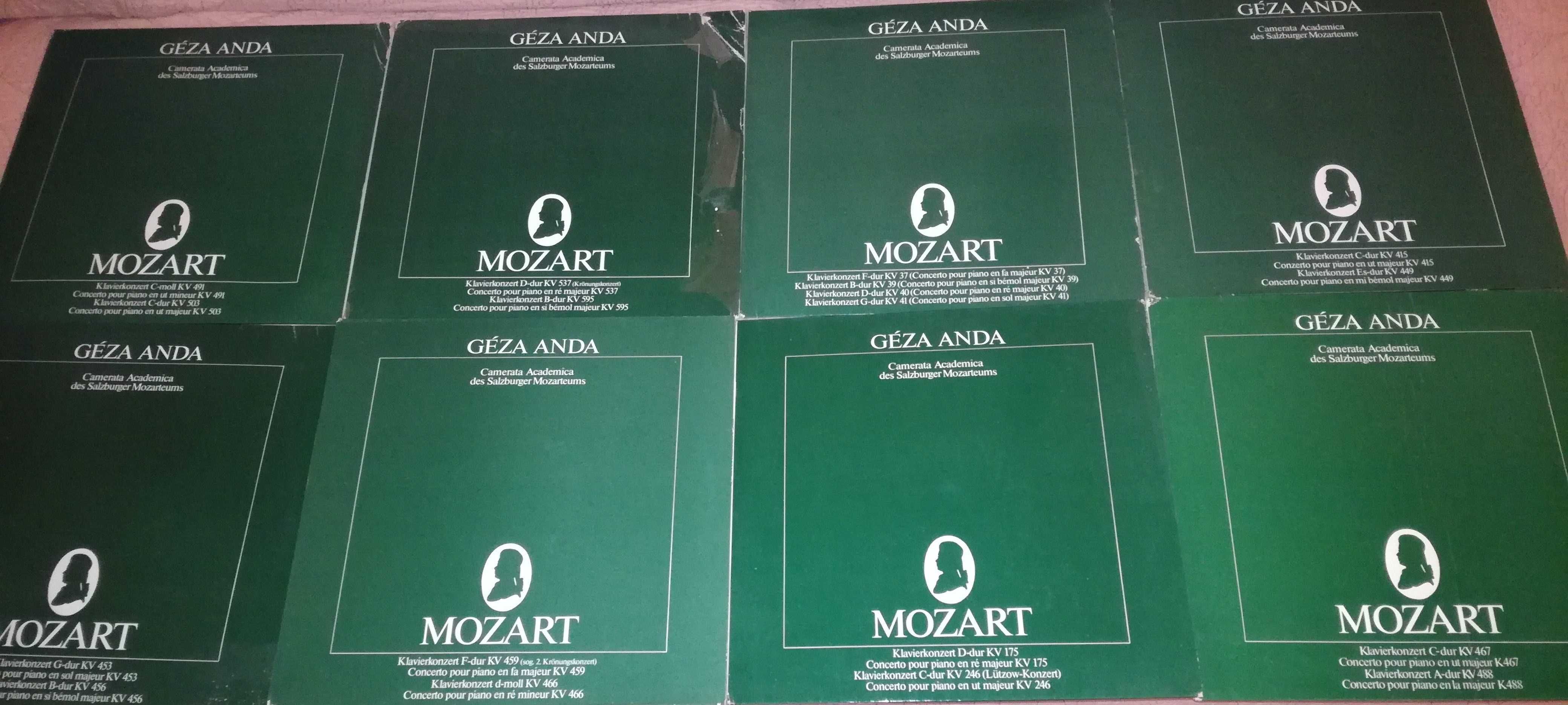 Discuri/Vinil/Vinyl-Clasica - Mozart -Concerte Pian - Geza Anda -9 LP