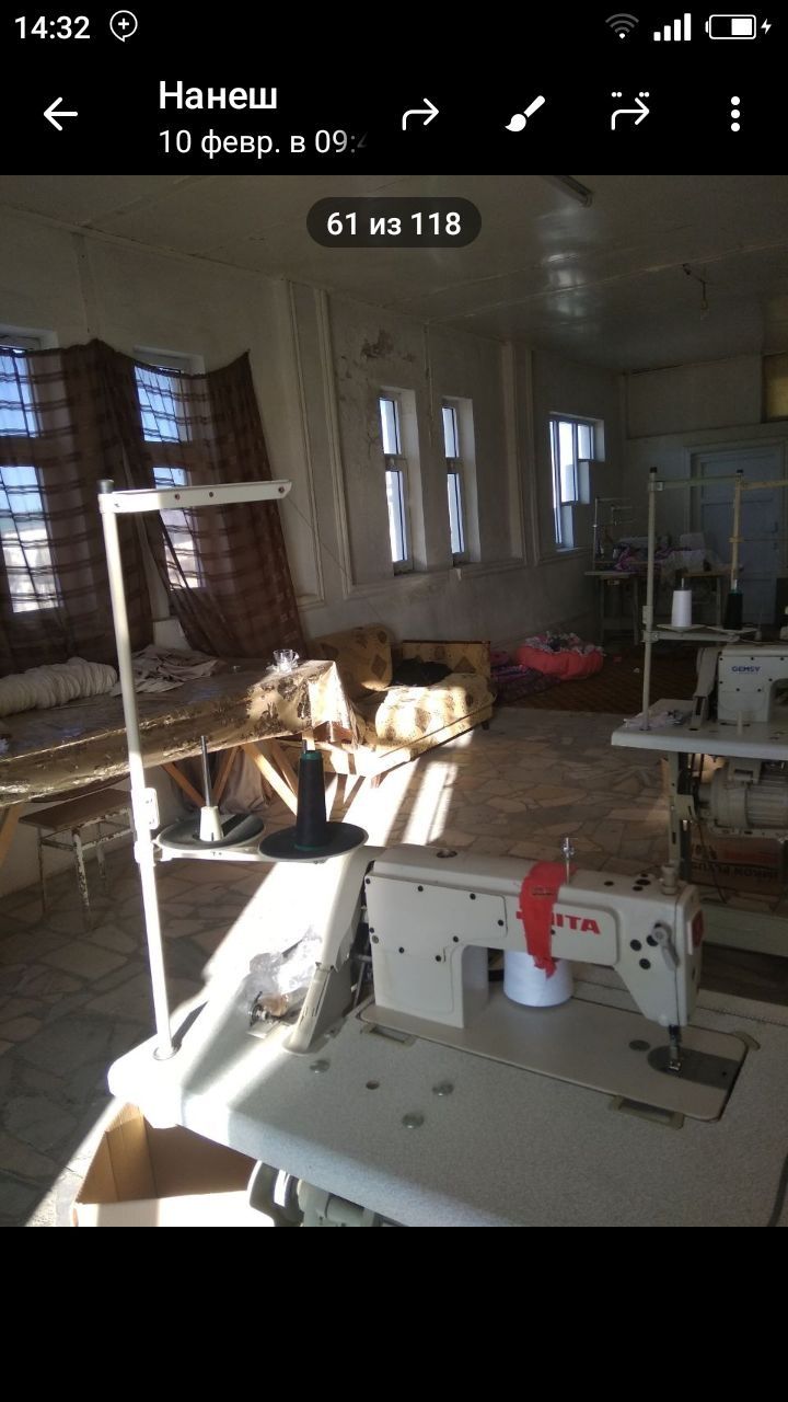 Сдаётся в аренду швейны цех