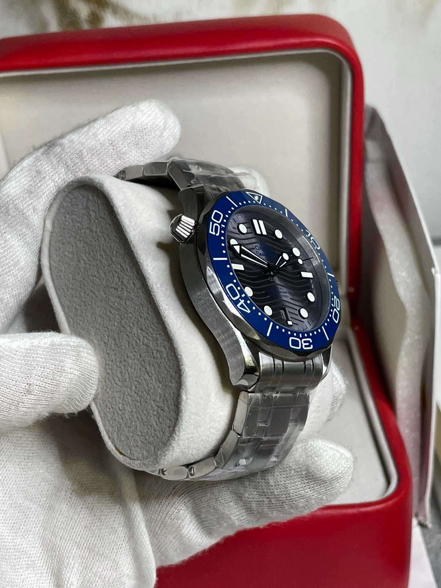 Omega Seamaster Diver 300M 42 MM Blue Cu Grey Dial