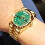 Мъжки  Часовници зелен циферблат 40mm