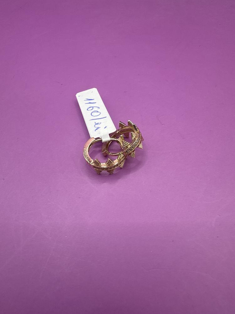 Cercei aur 14k 3.31gr •Matei Amanet Crangasi•118