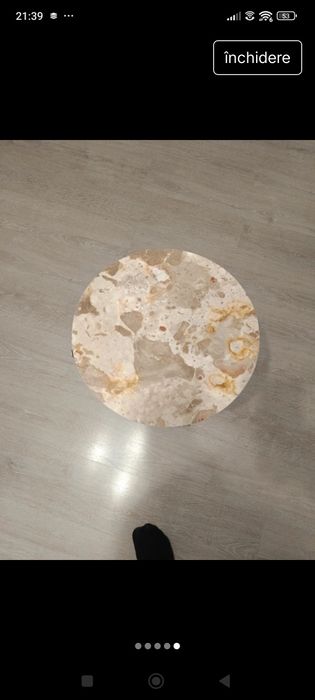 Masa cafea marmură noua