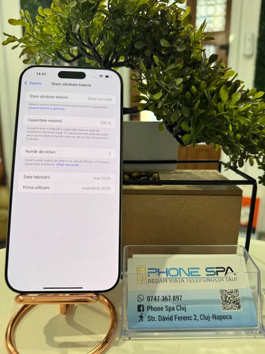 iPhone 16 Pro Max 256Gb NOU - Din magazin,cu garantie!