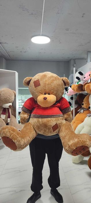 Мишка Тедди  мишки Teddy Нестор плюшевый большой боксы конфеты