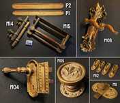 FERONERIE veche BRONZ FIER Usi Ferestre Clante Shilduri Manere Cremon