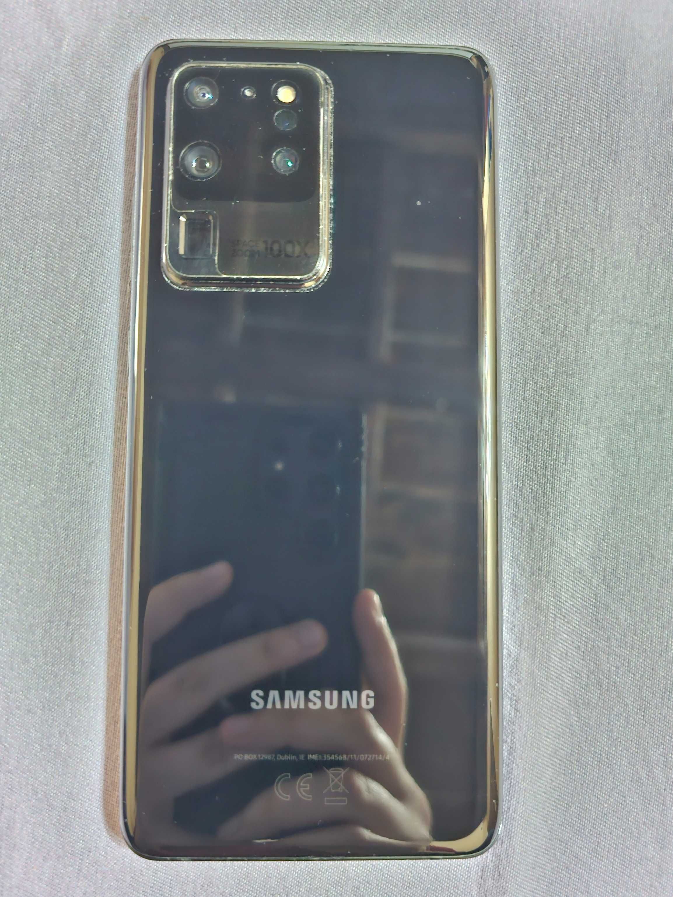 Samsung Galaxy S20 Ultra, Dual SIM, 128GB, 12GB RAM, 5G, Cosmic Black
