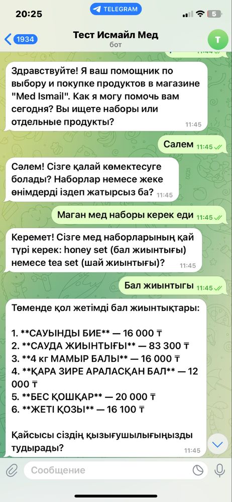 Разработка ИИ-агентов под ключ от 70 000 ₸
