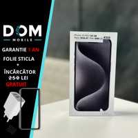 Nou SIGILAT iPhone 15 PRO Blue Titan 128 GB | Garantie 1 An DOM-Mobile