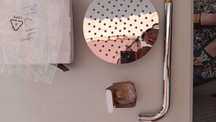 Duș fix de tip "ploaie" (rain shower).