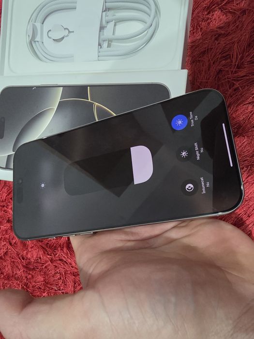 -Iphone 16Pro Max, ca Nou, 256Gb, 8Ram, Natural Titanium, bat: 100%-95