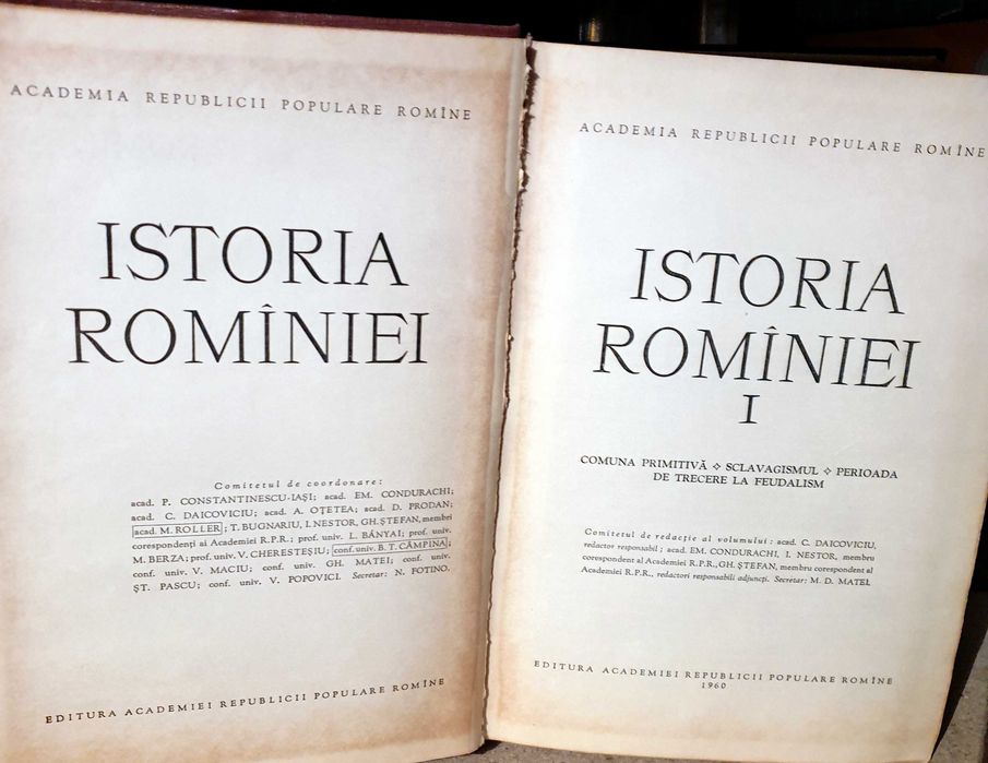 Istoria Romaniei 4 volume
