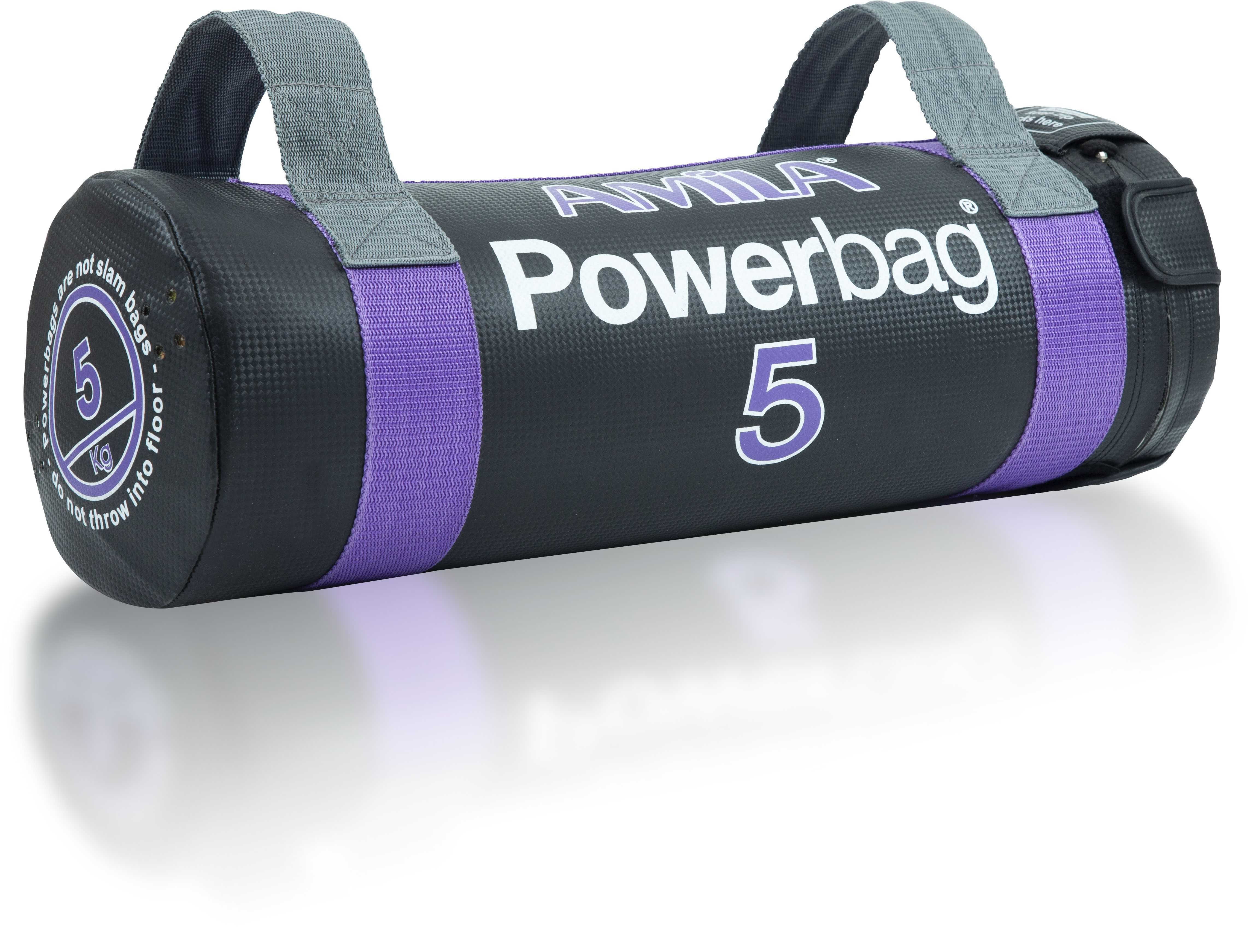 Фитнес Торба Power Bag Amila 5 кг, Кросфит Чанта, Цилиндрични Торби