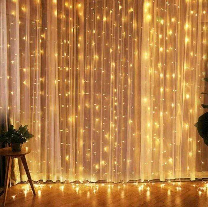 Гирлянда занавес светодиодная 3х3