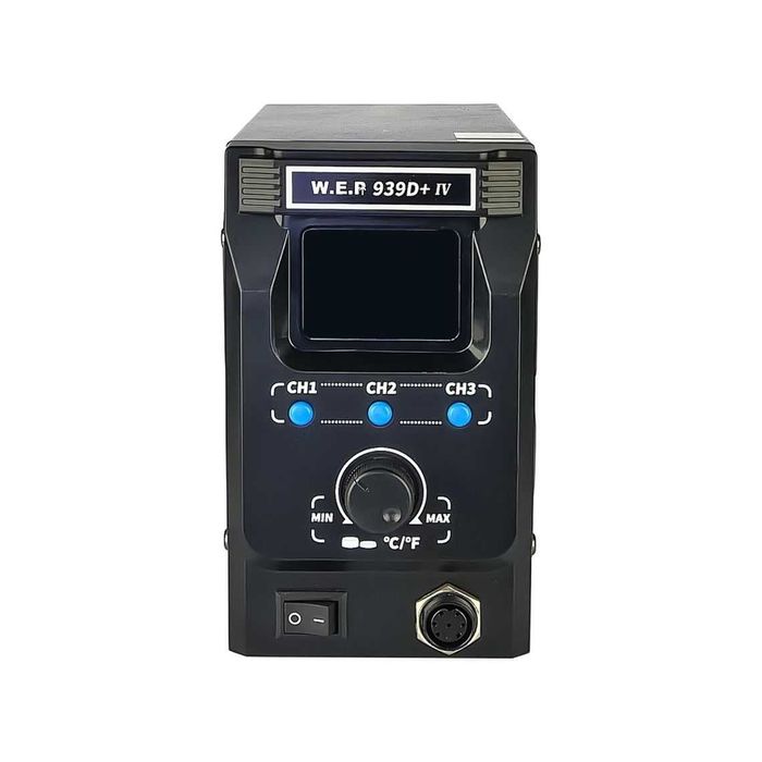 Станция за запояване WEP 939D+-IV дисплей, нагревателен елемент Hakko.