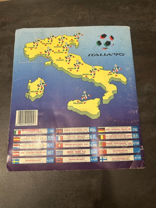 Album complet cupa mondiala Italia 1990