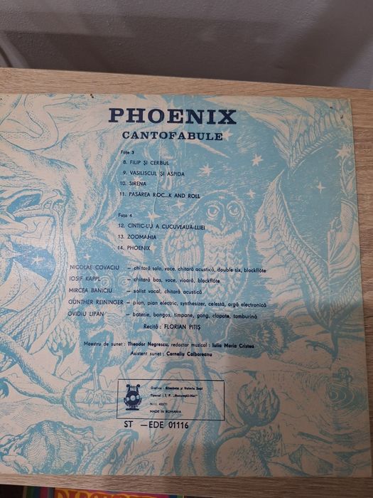 Set 3 viniluri originale Phoenix