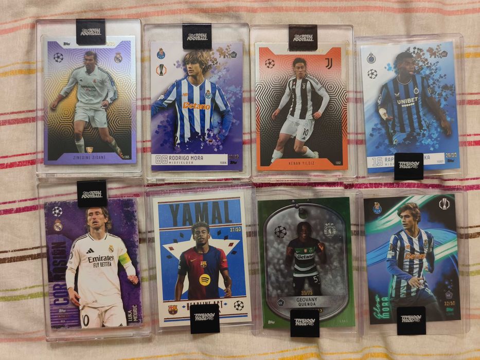 Футболни карти Panini, Topps Barcelona,Real Madrid, Messi,Ronaldo и др