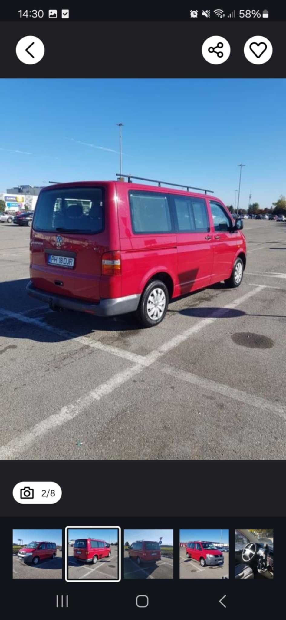 Vand Volkswager transporter