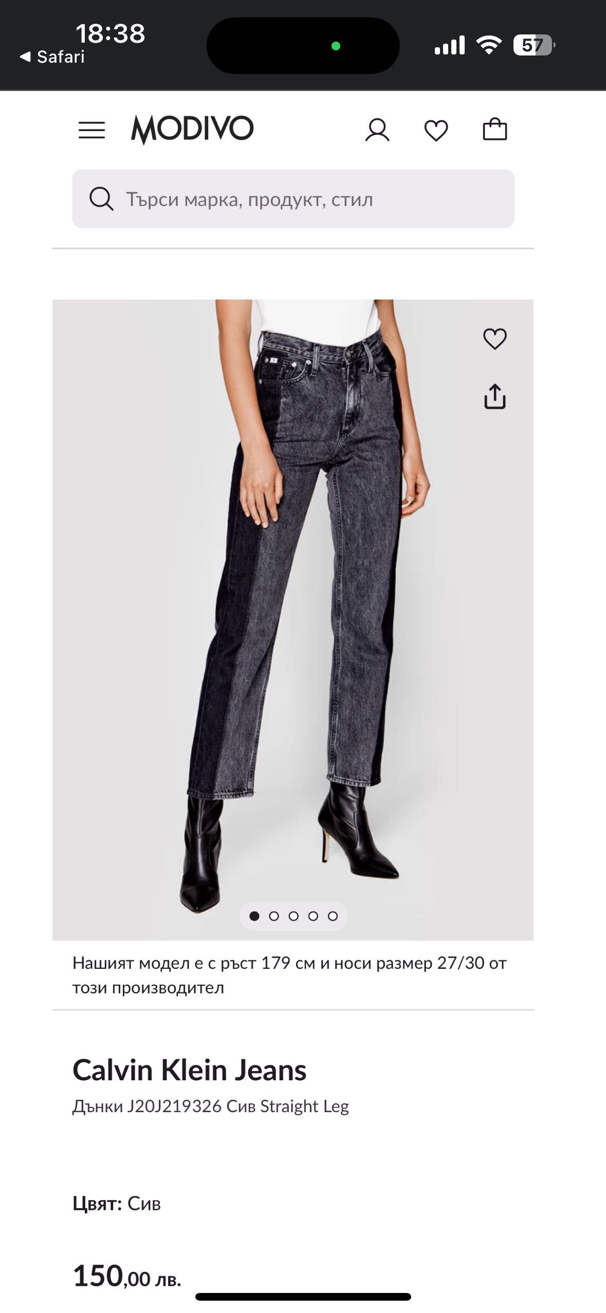 Дамски дънки Calvin Klein