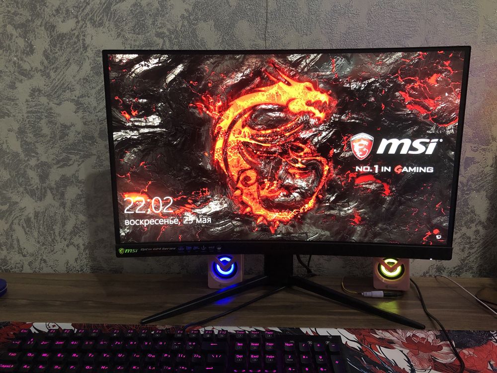 Msi optix (monitor) g24c24 series 144Hz Curved