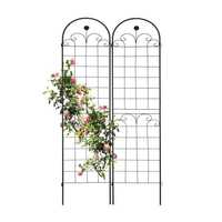 Пергола за увивни растения градинска ограда, комплект от 2 , 180 x50см