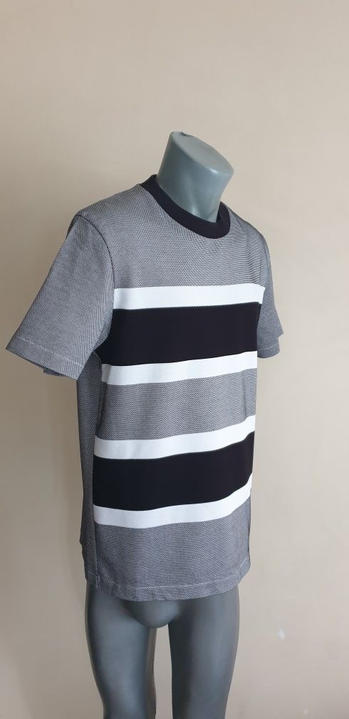 Hugo Boss Colourblock Mercerised Pique / M НОВО! ОРИГИНАЛНА Тениска!