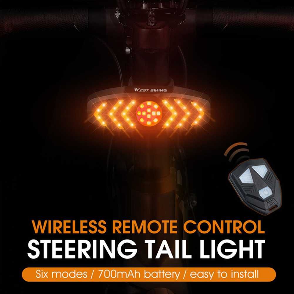 Lampa de semnalizare trotineta semnale scuter  bicicleta cu telecomand