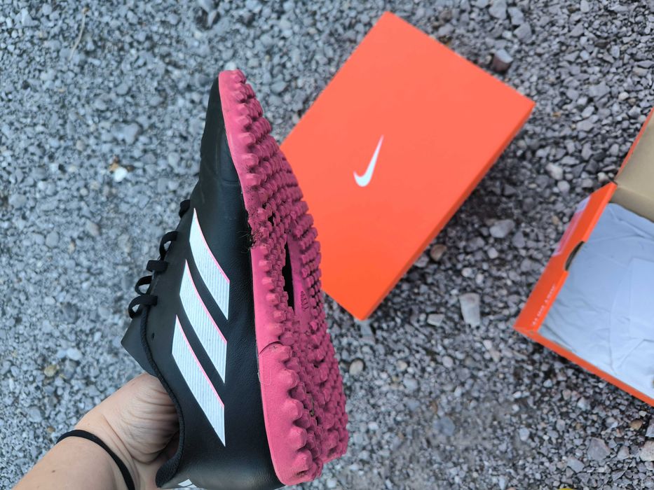 Стоножки ADIDAS в черно и розово 44 номер