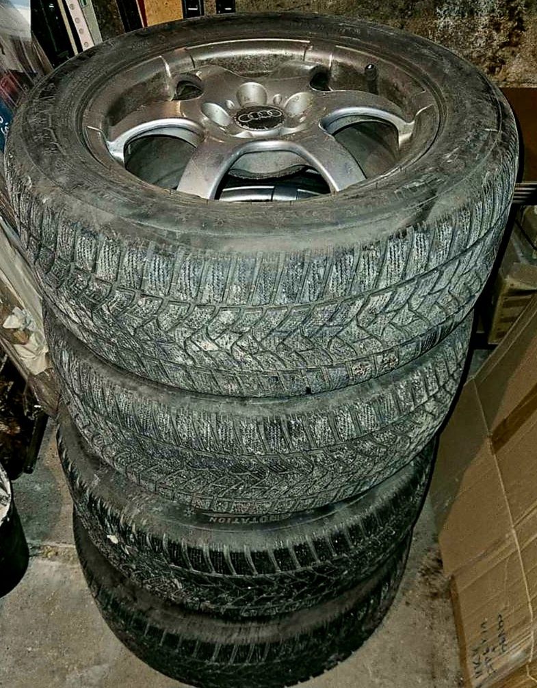 Джанти за Ауди 7Jx16H2 + зимни  гуми