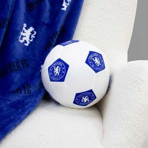 Нова Мека възглавница Chelsea FC с лого – перфектен подарък за фенове