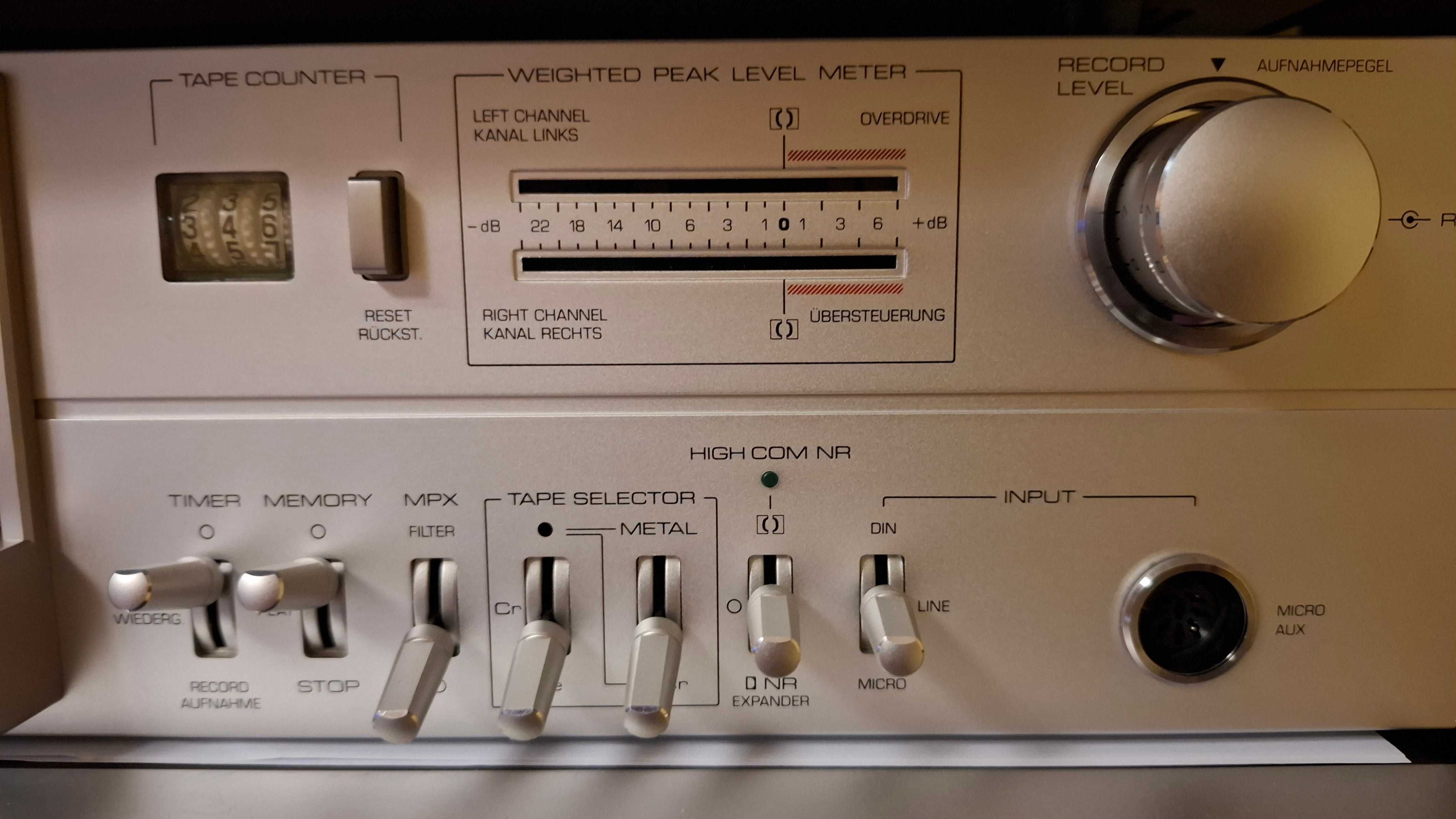 Amplituner Telefunken RR200 si CasetofonTelefunken RC200