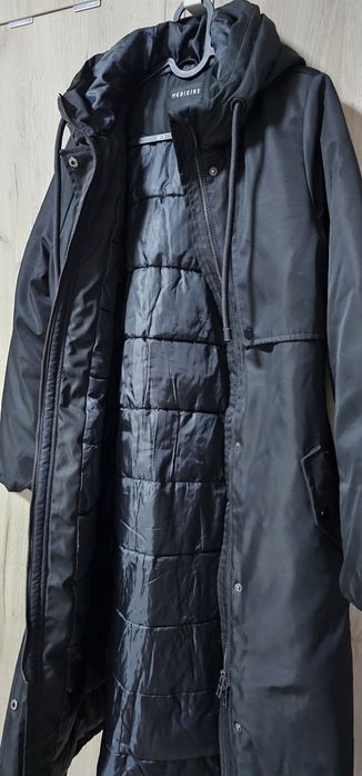 Дебело зимно яке черно-S