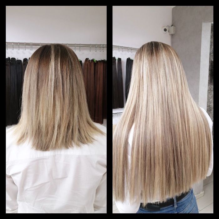 100%естествена славянска коса по поръчка